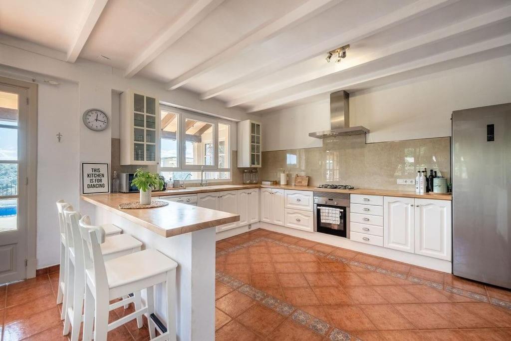 Magnifica Villa tranquila en el centro de Mallorca Biniali  Esterno foto