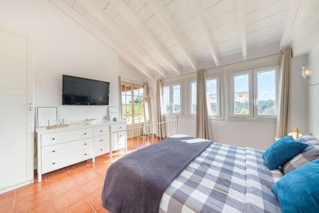 Magnifica Villa tranquila en el centro de Mallorca Biniali  Esterno foto