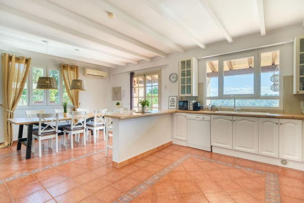 Magnifica Villa tranquila en el centro de Mallorca Biniali  Esterno foto